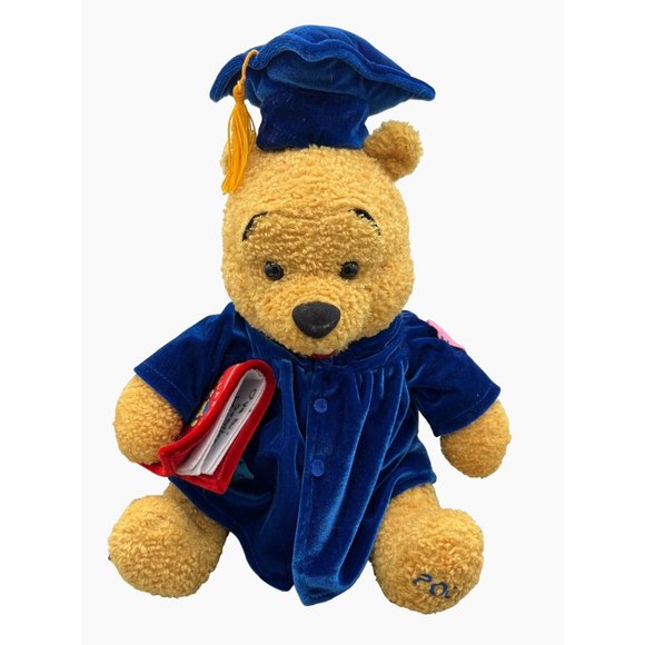 Walt Disney Winnie the Pooh 2001 Graduate Bear Soft Plush Toy Bear - Picture 4 of 16
